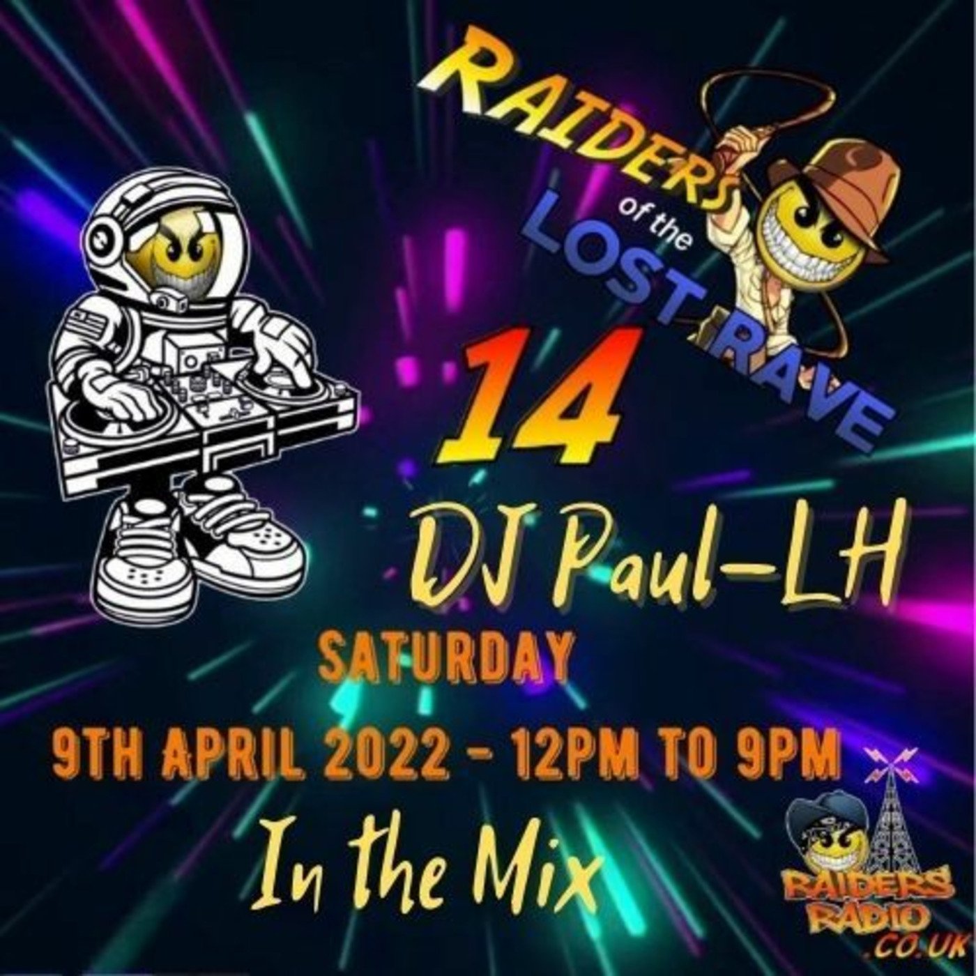 Recorded live for Raiders of the Lost rave 14 on the the 8th of April 2022