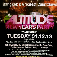 Altitude Party, NYE 2013 @ The Imperial Queens Park Hotel BKK by Sash Moustache