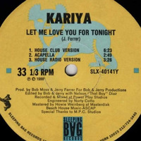 Kariya - Let Me Love U 4 2 Nite (Jo Manji's Dub)FREE DOWNLOAD by Jo Manji