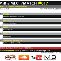 MIB MIX-N-MATCH #017 [ 95 BPM ] MIBROADSHOW-COM by MIB Roadshow