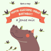 Hippo-Awesome-Mous Birthday! by Jense