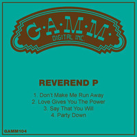 Dj Reverend P Edits 3 - GAMM104