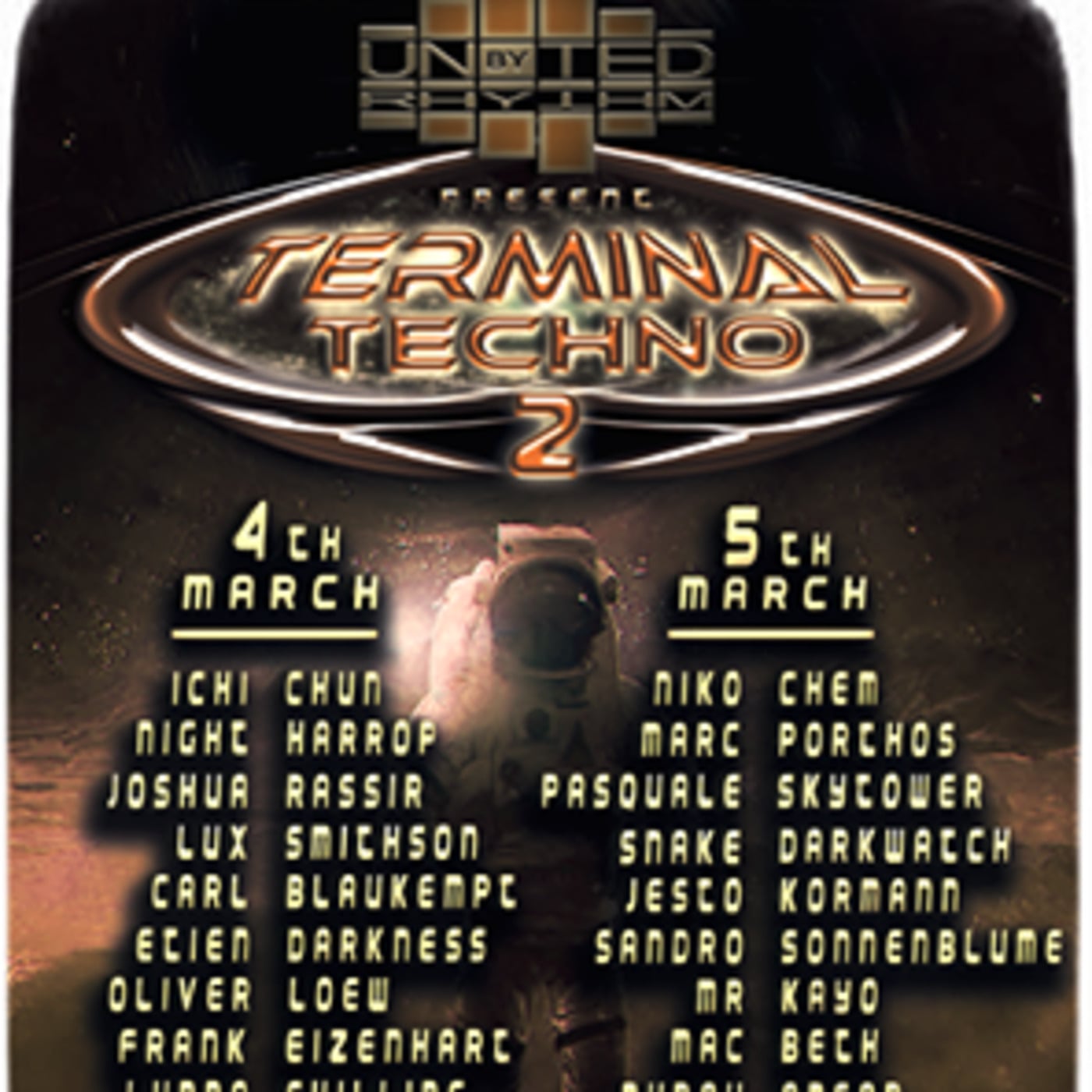 Oliver Loew @ Terminal Techno II  from United by Rhythm 04.03.2016 episode artwork