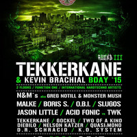 K.O SYSTEM@ TEKKERKANE &amp; KEVIN BRACHIALS B.DAY 2015 by K.O SYSTEM