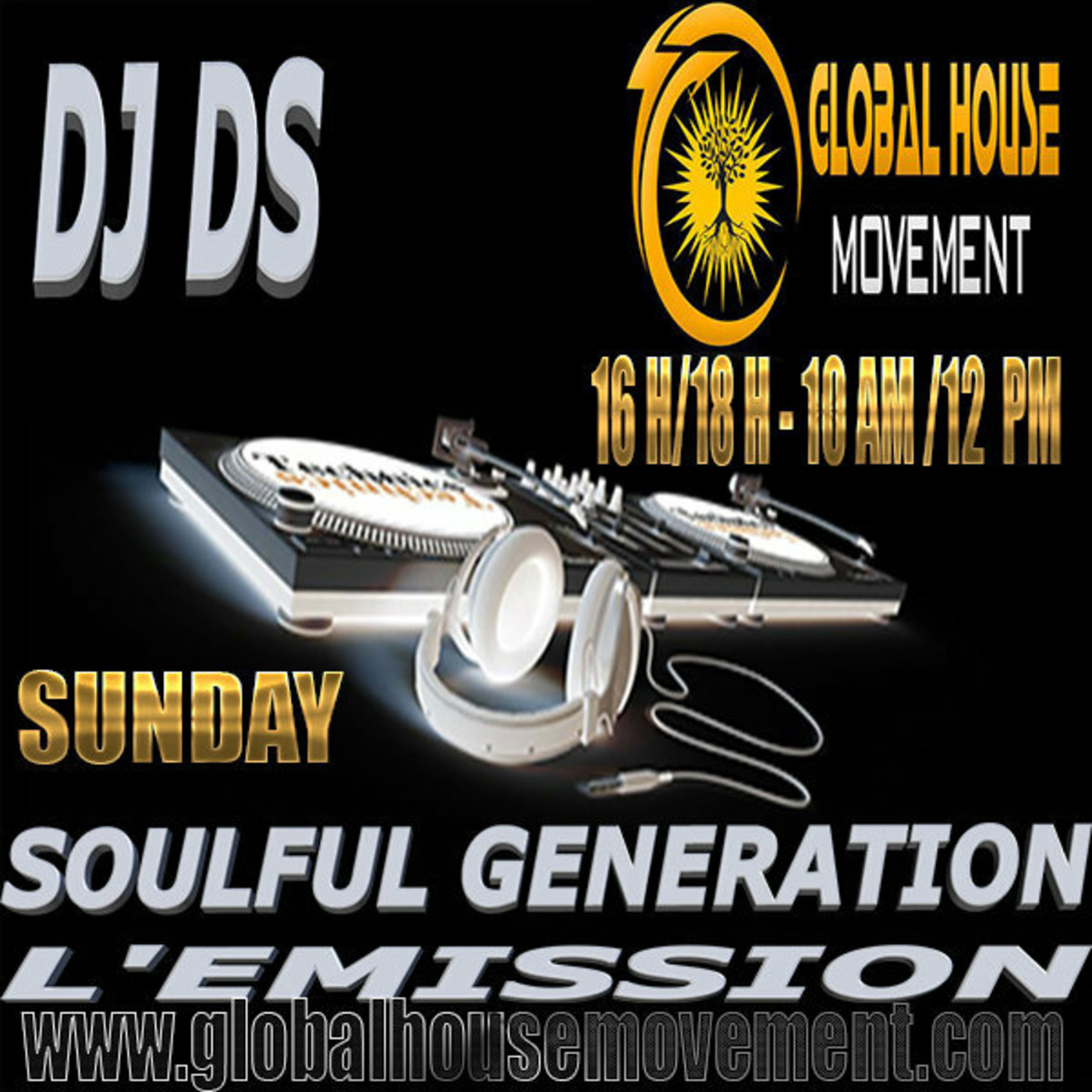 SOULFUL GENERATION ON GLOBAL HOUSE MOVEMENT RADIO DECEMBER 1_6th 2015 episode artwork